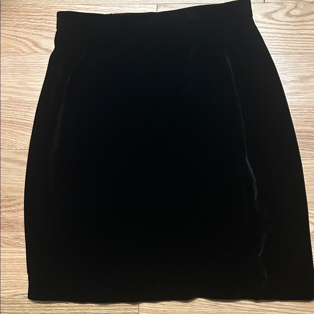 Ann Taylor Elegant Black Mini Skirt